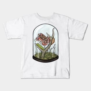 Cecropia Moth Terrarium Kids T-Shirt